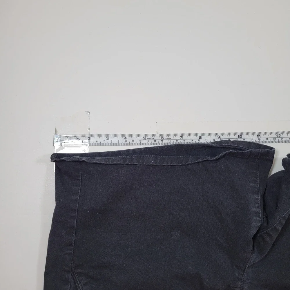 American Eagle MIDI Shorts Womens 12 Black Excellent‎ Stretch Chino Casual